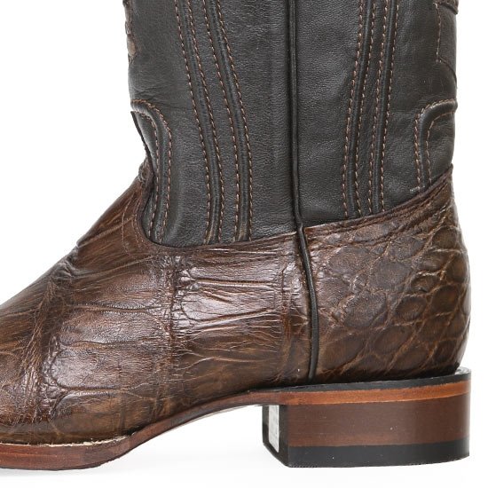 Botas de Cocodrilo Caiman Lomo Horma Cuadrada Amplia - Image 3