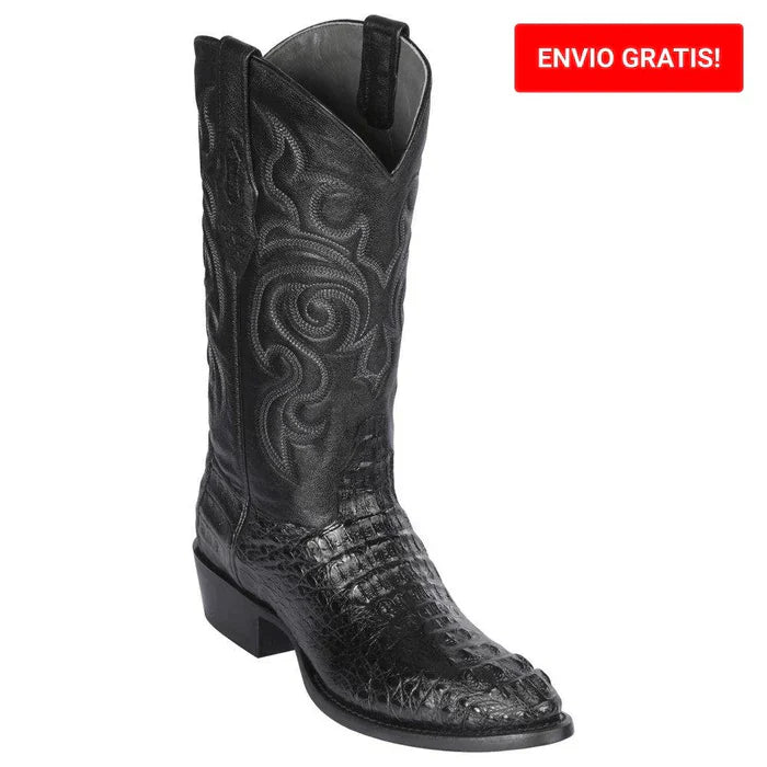 Botas de Cocodrilo Caiman Lomo Horma Amplia