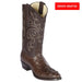 Botas de Cocodrilo Caiman Lomo Original Horma Redonda LAB-650207