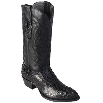 Botas de Cocodrilo Caiman Lomo Horma Semi Redonda