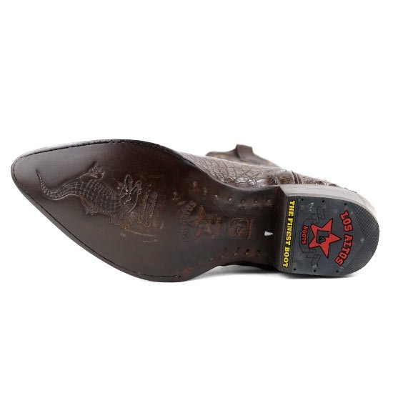 Botas de Cocodrilo Caiman Lomo Puntal