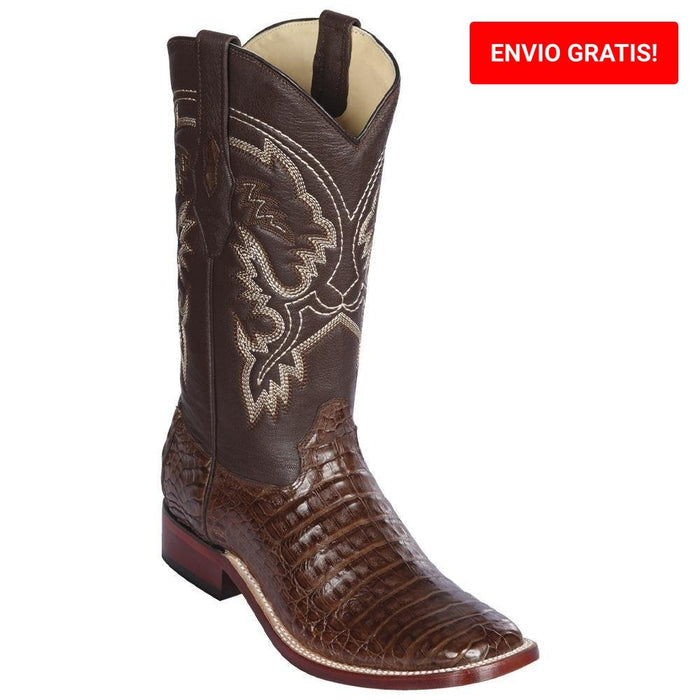 Botas de Cocodrilo Caiman Panza Horma Puntal Color Negro LAB-998205 main image 1