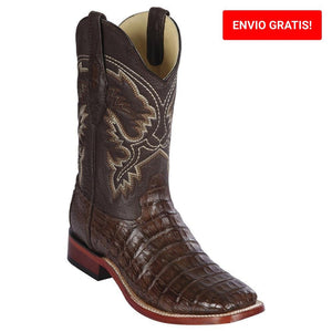 Botas de Cocodrilo Caiman Panza Horma Amplia LAB