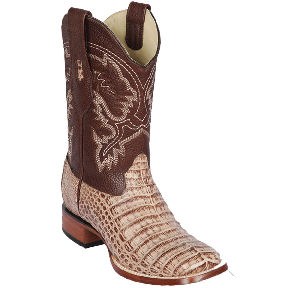 Botas de Cocodrilo Caiman Panza Horma Amplia