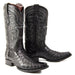 Botas de Cocodrilo Caiman Panza Horma Europea Cuadrada LAB