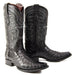 Botas de Cocodrilo Caiman Panza Horma Europea Cuadrada LAB