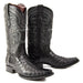 Botas de Cocodrilo Caiman Panza Horma Europea Cuadrada LAB