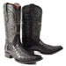 Botas de Cocodrilo Caiman Panza Horma Europea Cuadrada LAB