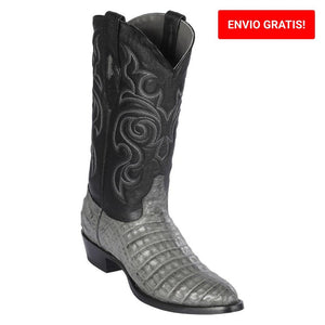 Botas de Cocodrilo Caiman Panza Horma Redonda