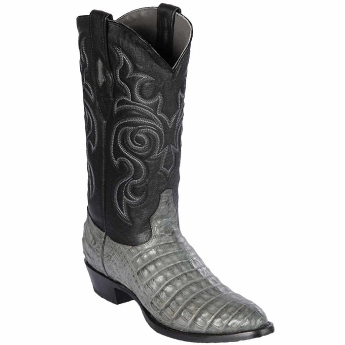 Botas de Cocodrilo Caiman Panza Horma Redonda