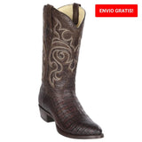 Botas de Cocodrilo Caiman Panza Horma Redonda LAB