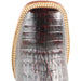 Botas de Cocodrilo Caiman Panza Punta Cuadrada Amplia