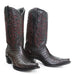 Botas de Cocodrilo Caiman Panza Punta Recortada