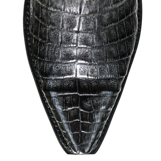 Botas de Cocodrilo Caiman Panza Punta Recortada