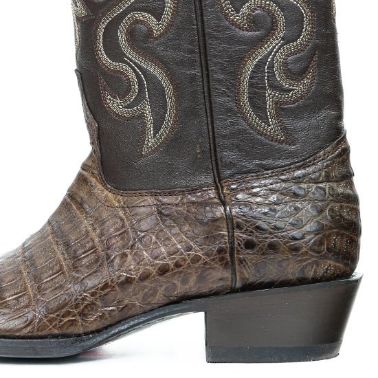 Botas de Cocodrilo Caiman Panza Punta Recortada - Image 4