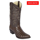 Botas de Cocodrilo Caiman Panza Punta Recortada LAB