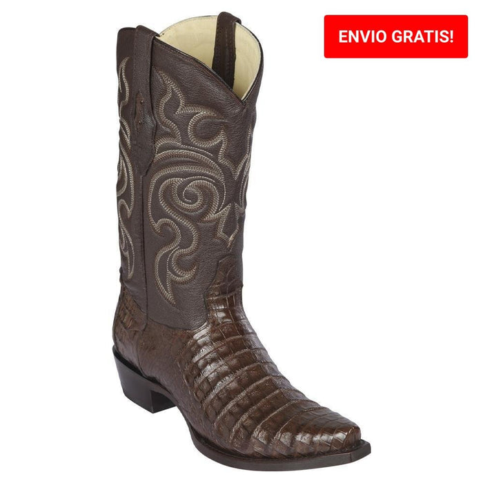 Botas de Cocodrilo Caiman Panza Punta Recortada LAB