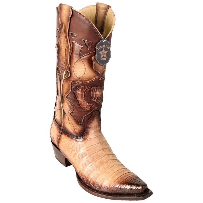 Botas de Cocodrilo Caiman Panza Punta Recortada LAB