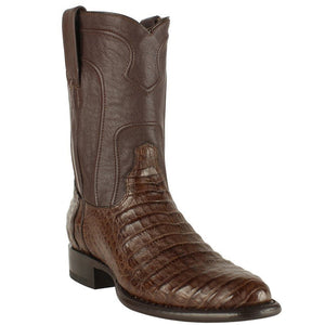 Botas de Cocodrilo Caiman Panza Roper Color Cafe LAB