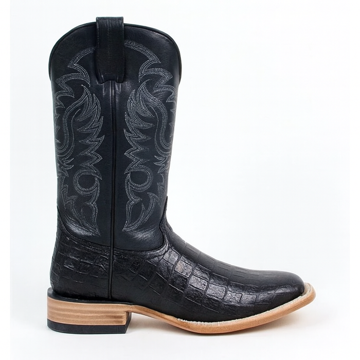 Botas de Cocodrilo Grabado Horma Rodeo Cuadrada