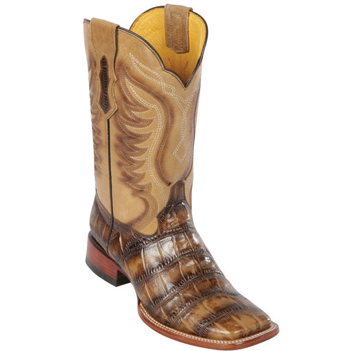 Botas de Cocodrilo Grabado Horma Rodeo Cuadrada