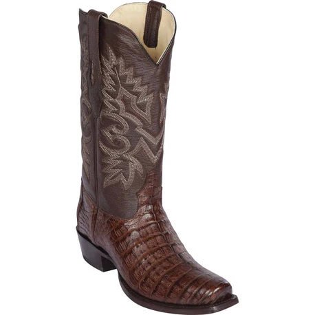 Botas de Cocodrilo Original Punta 7 Cuadrada Color Black Cherry