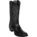 Botas de Cocodrilo Original Punta 7 Cuadrada Color Negro
