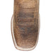 Botas de Cuello de Toro Original Horma Rodeo Cuadrada Color Miel LAB
