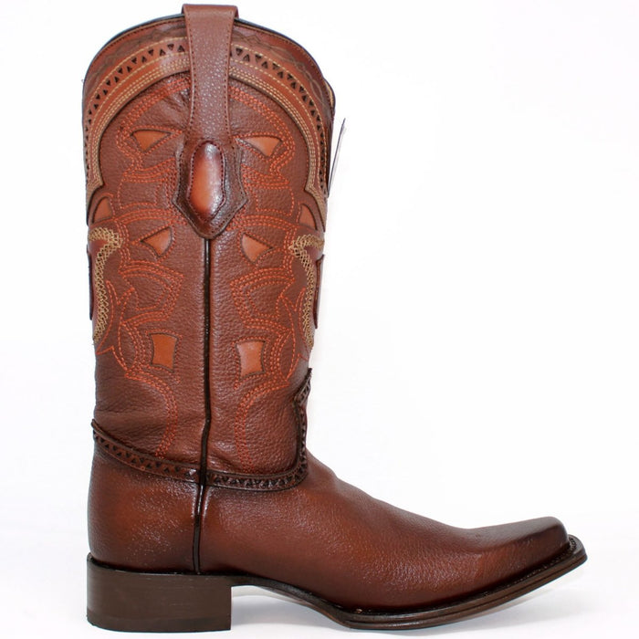 Botas de Cuero Original Punta Europea Color Café - Image 3