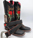 Botas de Cuero con Flores para Mujer en Horma Rodeo
