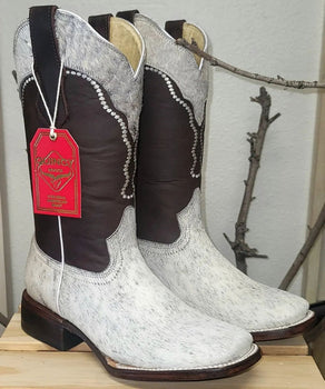 Botas de Cuero con Pelo de Vaca para Mujer en Horma Rodeo - Image 7