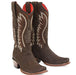 Botas de Cuero Crazy en Horma Dubai para Dama Color Cafe