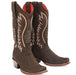 Botas de Cuero Crazy en Horma Dubai para Dama Color Cafe