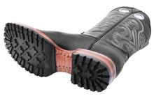 Botas de Cuero Cuello de Toro Original Horma Rodeo Suela Tractor WD