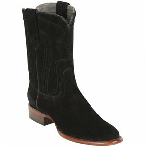 Botas de Cuero Gamuza Original en Horma Roper Color Negro LAB - Image 2