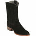 Botas de Cuero Gamuza Original en Horma Roper Color Negro LAB