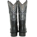 Botas de Cuero Grisly Original Horma Europea Cuadrada Negro