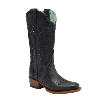 Laredo Men's Monty Snake Print Leather J-Toe Boots
