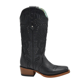 Laredo Men's Monty Snake Print Leather J-Toe Boots - Image 3
