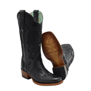 Laredo Men's Monty Snake Print Leather J-Toe Boots - Image 4