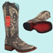 Botas de Cuero Lijado para Mujer en Horma Rodeo Color Choco