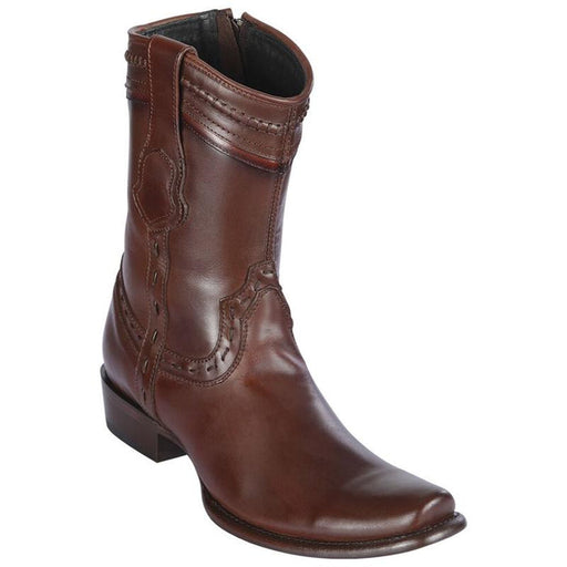 Botas de Cuero Pull Up Corta Horma Dubai