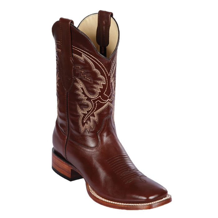 Botas de Cuero Pull Up Horma Ranchera Cuadrada LAB
