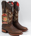 Botas de Cuero Rage Horma Rodeo Cuadrada para Dama Color Nuez LAB