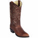 Botas de Cuero Rage Original Punta Semioval Color Nuez