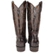 Botas de Cuero Vaqueras con Acabado Camaleon LAB-654207