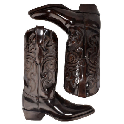 Botas de Cuero Vaqueras con Acabado Camaleon LAB - Image 7