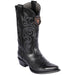 Botas de Cuero Vaqueras con Horma Recortada Pull Up
