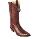 Botas de Cuero Vaqueras con Horma Recortada Pull Up