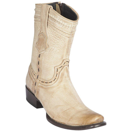 Botas de Cuero Vintage Corta Horma Dubai